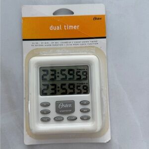 Vintage 2003 Oster Digital Timer, Sealed and Unopened 22 Years Old!